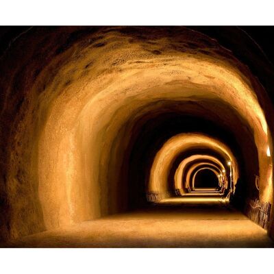 PAPERMOON Visuell dynamischer Tunnel Tapete - Wandbelag PAPERMOON Visuell dynamischer Tunnel Tapete - Wandbelag
