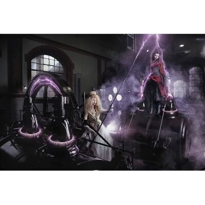 PAPERMOON Labor Frauen Surreal Traum Kunst Maschine XXL Tapete - Tapete PAPERMOON Labor Frauen Surreal Traum Kunst Maschine XXL Tapete - Tapete