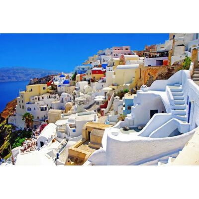PAPERMOON SANTORINI INSEL Wandbild - Tapete PAPERMOON SANTORINI INSEL Wandbild - Tapete