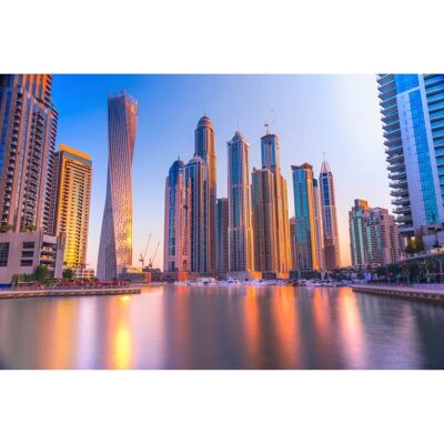 PAPERMOON Dubai Skyline-Marina Cayan Tower - Tapete PAPERMOON Dubai Skyline-Marina Cayan Tower - Tapete