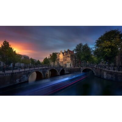 PAPERMOON Jesus Garcia Amsterdam Sonnenuntergang Wandbild - Tapete PAPERMOON Jesus Garcia Amsterdam Sonnenuntergang Wandbild - Tapete