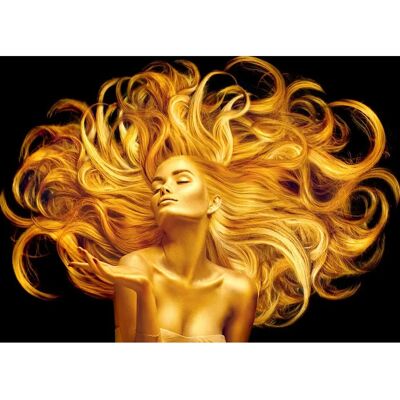 PAPERMOON GOLDENE FRAU PORTRAIT - Hochwertige Wandbild PAPERMOON GOLDENE FRAU PORTRAIT - Hochwertige Wandbild