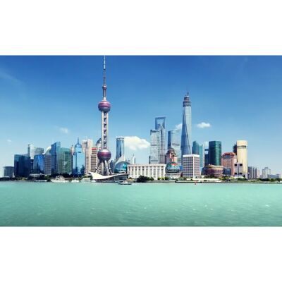PAPERMOON Shanghai Stadt Skyline Fototapete - Tapete PAPERMOON Shanghai Stadt Skyline Fototapete - Tapete