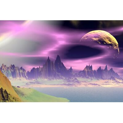 PAPERMOON Weltraum-Futuristische Planeten Wandbild - Wandbild PAPERMOON Weltraum-Futuristische Planeten Wandbild - Wandbild