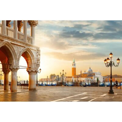 PAPERMOON Venedig Italien Retro San Marco Wandbild - Tapete PAPERMOON Venedig Italien Retro San Marco Wandbild - Tapete