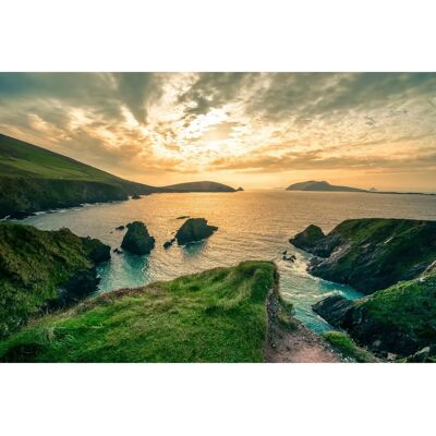 PAPERMOON DINGLE HALB-INSEL-IRLAND STRAND KLIPPEN GEBIRGE - Tapete PAPERMOON DINGLE HALB-INSEL-IRLAND STRAND KLIPPEN GEBIRGE - Tapete