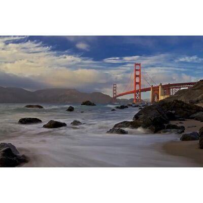 PAPERMOON Evgeny Vasenev Golden Gate Bridge Wandbild - Wandbild PAPERMOON Evgeny Vasenev Golden Gate Bridge Wandbild - Wandbild