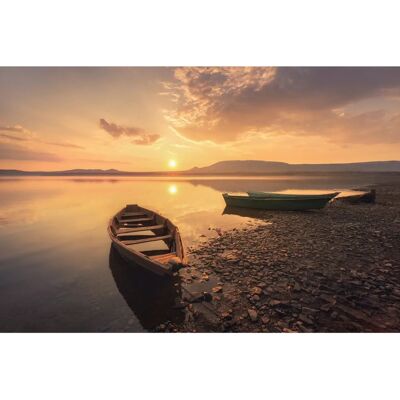 PAPERMOON Fototapete DMITRY KUPRATSEVICH, BOOT AM SEE - Wandbild PAPERMOON Fototapete DMITRY KUPRATSEVICH, BOOT AM SEE - Wandbild