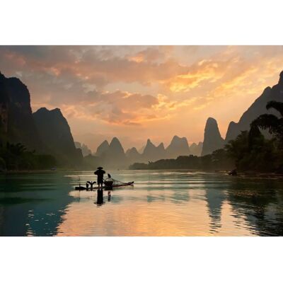 PAPERMOON Fototapete YAN ZHANG, GOLDEN LI RIVER - Wandbild PAPERMOON Fototapete YAN ZHANG, GOLDEN LI RIVER - Wandbild