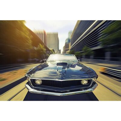 PAPERMOON Vintage Mustang Fototapete - Oldtimer Auto Dekor PAPERMOON Vintage Mustang Fototapete - Oldtimer Auto Dekor