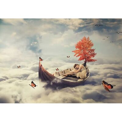 PAPERMOON Surreal Herbst Schmetterlinge Himmel Fototapete - Tapete PAPERMOON Surreal Herbst Schmetterlinge Himmel Fototapete - Tapete