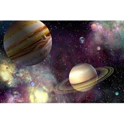PAPERMOON Galaxie Wandbehang - Universum, Planeten, Weltall PAPERMOON Galaxie Wandbehang - Universum, Planeten, Weltall