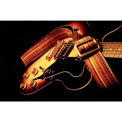 PAPERMOON Gitarren Wandbild - 3D Musik Design - 4,50x2,80m PAPERMOON Gitarren Wandbild - 3D Musik Design - 4,50x2,80m