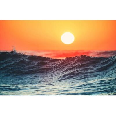 PAPERMOON Sonnenuntergang Natur Meer Strand Wandbild - Wandbild PAPERMOON Sonnenuntergang Natur Meer Strand Wandbild - Wandbild