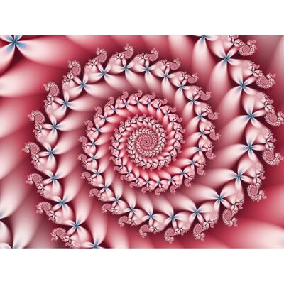 PAPERMOON Fraktale Spiral Abstraktes Design Wandbild - Tapete PAPERMOON Fraktale Spiral Abstraktes Design Wandbild - Tapete