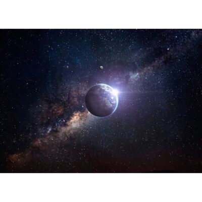 PAPERMOON Galaxie Planeten Wandbild - Vlies PAPERMOON Galaxie Planeten Wandbild - Vlies