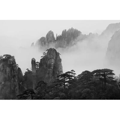 PAPERMOON Yan Zhang Huangshan Bunt Tapete - Foto-Kunst Landschaft & Stadt PAPERMOON Yan Zhang Huangshan Bunt Tapete - Foto-Kunst Landschaft & Stadt