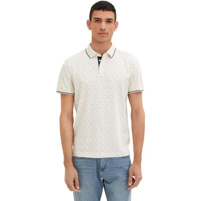 Tom Tailor 1035521 Beige Short Sleeve Polo - Polo shirt Tom Tailor 1035521 Beige Short Sleeve Polo - Polo shirt