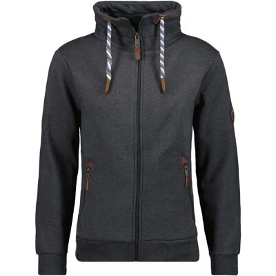 RAGMAN 6XL (62/64) Graue Sweatjacke - Sweatshirt RAGMAN 6XL (62/64) Graue Sweatjacke - Sweatshirt