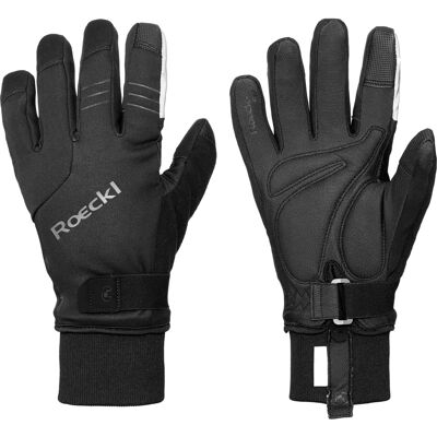 Gants de cyclisme Roeckl Sports Villach 2 Unisex - Noir - Publicité Gants de cyclisme Roeckl Sports Villach 2 Unisex - Noir - Publicité