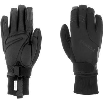 Gants de cyclisme Roeckl Sports VILLACH 2 Unisex - Noir - Publicité Gants de cyclisme Roeckl Sports VILLACH 2 Unisex - Noir - Publicité