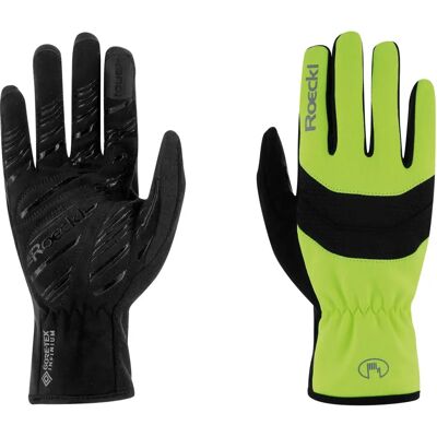 Roeckl Raiano Winddichte Handschuhe - Unisex - Gelb/Schwarz - 10,5 Roeckl Raiano Winddichte Handschuhe - Unisex - Gelb/Schwarz - 10,5