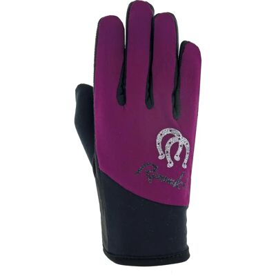Guanti da cavallo Roeckl Keysoe Viola Magenta - Attrezzatura equestre Guanti da cavallo Roeckl Keysoe Viola Magenta - Attrezzatura equestre