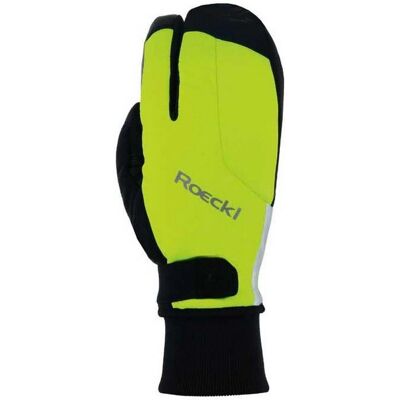 Roeckl Sports Villach 2 Trigger Fahrradhandschuhe - Gelb/Schwarz - Extra Warm Roeckl Sports Villach 2 Trigger Fahrradhandschuhe - Gelb/Schwarz - Extra Warm