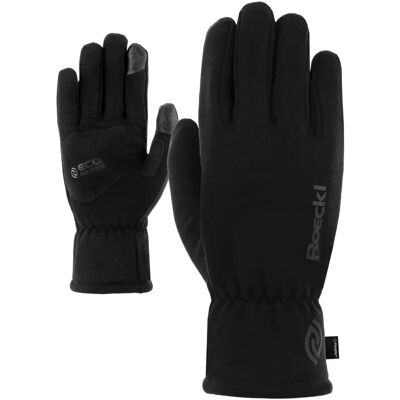 Ekologiczne Rękawice Outdoor Roeckl Sports Kauru - Unisex Czarny/Niebieski - Wysoki Recyrkulacja Ekologiczne Rękawice Outdoor Roeckl Sports Kauru - Unisex Czarny/Niebieski - Wysoki Recyrkulacja