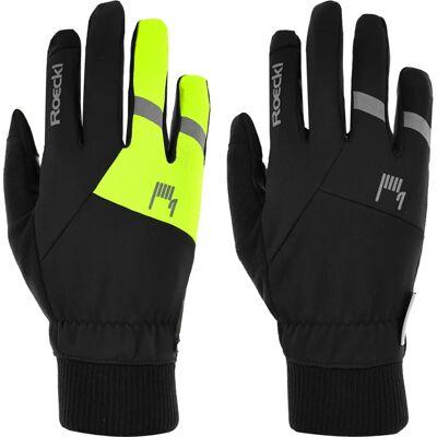 Guanti Rofan 2 di ROECKL SPORTS Nero/Giallo fluo - Inverno Guanti Rofan 2 di ROECKL SPORTS Nero/Giallo fluo - Inverno