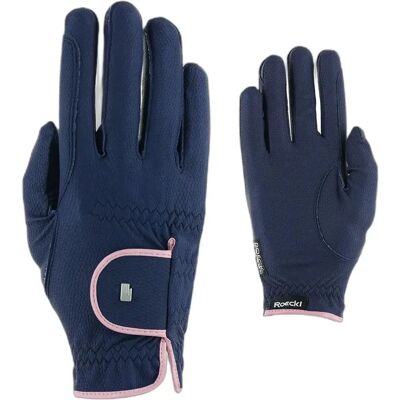 Roeckl - Lona Handschuh - Navy - Vintage pink - Riding Glove Roeckl - Lona Handschuh - Navy - Vintage pink - Riding Glove