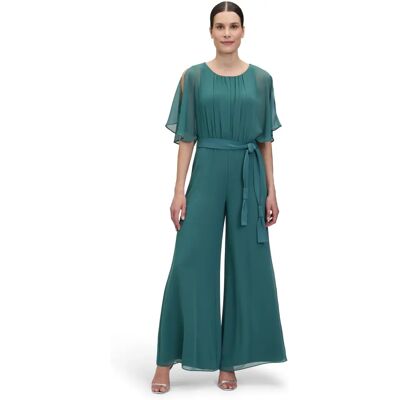 Vera Mont Grüner Maxi Rüschenschnitt Jumpsuit - Kleid Vera Mont Grüner Maxi Rüschenschnitt Jumpsuit - Kleid