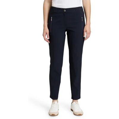 Betty Barclay Mid Waist Blaue Stretch-Hose - Hose Betty Barclay Mid Waist Blaue Stretch-Hose - Hose