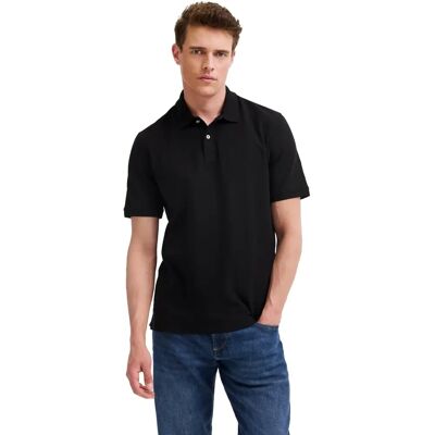 Bugatti 3XL Zwart Polo-Shirt - Poloshirt Bugatti 3XL Zwart Polo-Shirt - Poloshirt