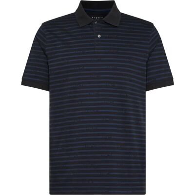 Koszulka Polo Męska BUGATTI 3XL Granatowa Casual z Logo Koszulka Polo Męska BUGATTI 3XL Granatowa Casual z Logo