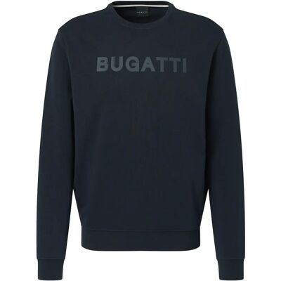 Bugatti XXL Blau Sweatshirt - Casual Sportief Bovenstuk Bugatti XXL Blau Sweatshirt - Casual Sportief Bovenstuk