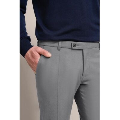 BUGATTI Heren Grijze Broek - Casual Slim Fit BUGATTI Heren Grijze Broek - Casual Slim Fit