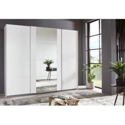 WIMEX Bern Weiß Schwebetürenschrank - 3 Türen - 270cm breit WIMEX Bern Weiß Schwebetürenschrank - 3 Türen - 270cm breit