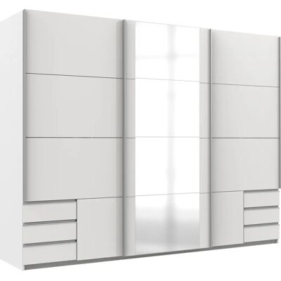 WIMEX Emden Moderner Schwebetürenschrank - Weiß WIMEX Emden Moderner Schwebetürenschrank - Weiß