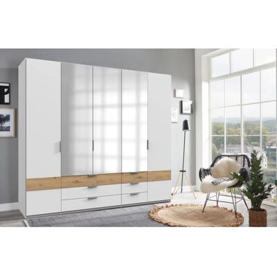WIMEX Gibraltar Kleiderschrank - 5-türig, Weiß, 225x210cm WIMEX Gibraltar Kleiderschrank - 5-türig, Weiß, 225x210cm