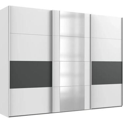 Wimex Barmbek Schrank - Weiß - 313x64x236cm - Schrank Wimex Barmbek Schrank - Weiß - 313x64x236cm - Schrank