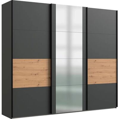 WIMEX Barmbek Kleiderschrank - 3 Schiebetüren, Höhenverstellbare Regale WIMEX Barmbek Kleiderschrank - 3 Schiebetüren, Höhenverstellbare Regale