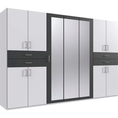 WIMEX Taiga Kleiderschrank mit Spiegel - Schrank WIMEX Taiga Kleiderschrank mit Spiegel - Schrank