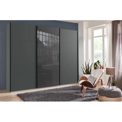 WIMEX Norderstedt Schrank - grau (graphit, glas grau) - Schrank WIMEX Norderstedt Schrank - grau (graphit, glas grau) - Schrank