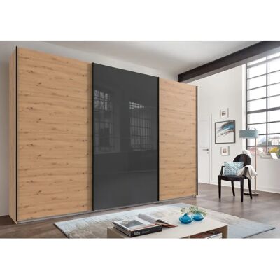WIMEX Norderstedt - Schwebetürenschrank grau Artisan Eiche WIMEX Norderstedt - Schwebetürenschrank grau Artisan Eiche