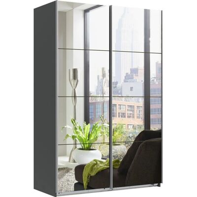 WIMEX England Schrank - 2-türig, 135x208x65cm, grau WIMEX England Schrank - 2-türig, 135x208x65cm, grau