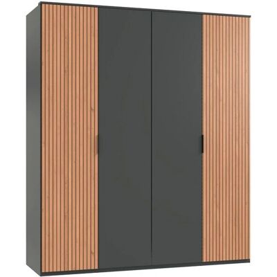 WIMEX Tunis Kleiderschrank - Drehflügeltüren - 180x58x210cm WIMEX Tunis Kleiderschrank - Drehflügeltüren - 180x58x210cm