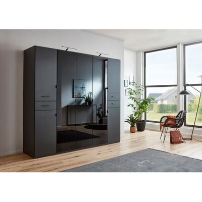 Wimex Danzig Kleiderschrank - 7 Türen, 7 Schubladen, Verstellbare Regale - Kleiderschrank Wimex Danzig Kleiderschrank - 7 Türen, 7 Schubladen, Verstellbare Regale - Kleiderschrank