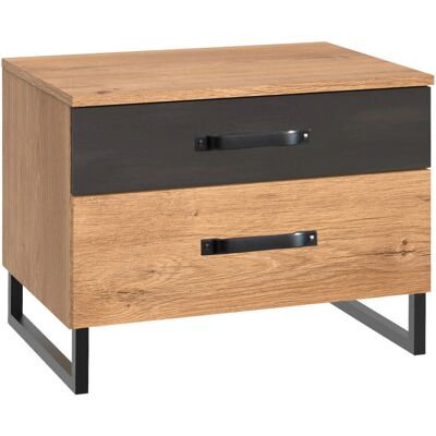 Mid.You Éjjeliszekrény - Dió és Grafit - Nightstand Mid.You Éjjeliszekrény - Dió és Grafit - Nightstand
