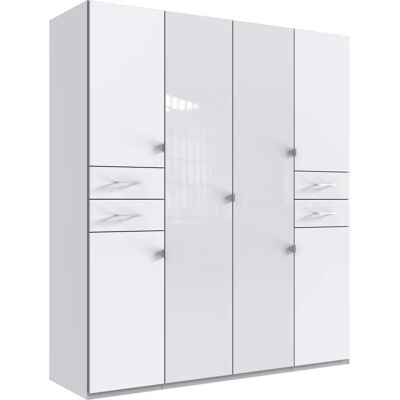 Wimex Danzig Kleiderschrank - 6-türig, Glasfronten, 180x58x208cm Wimex Danzig Kleiderschrank - 6-türig, Glasfronten, 180x58x208cm